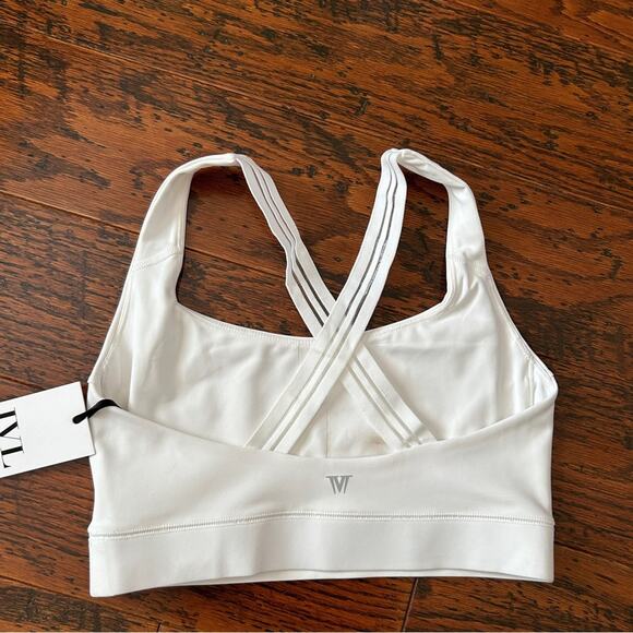 IVL Collective Stay-in-Place Brilliant White Sports Bra Size 10 NWT - Picture 6 of 7